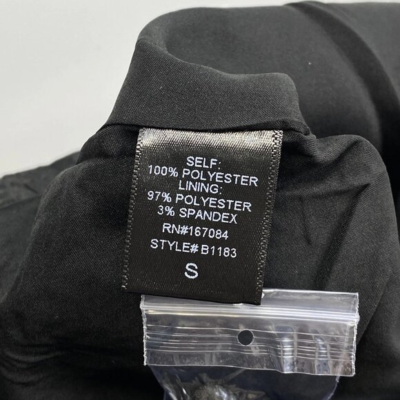 NEW POMANDER PLACE Women’s Lyla Jacquard Puff Sleeve Blouse Black Size S - Picture 9 of 9